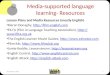 MEDEAnet webinar "Media-supported language learning" Resources