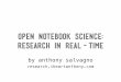 Open Notebook Science - UNM Biomed Symposium Edition