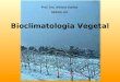 Bioclimatologia vegetal