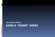 Single Parent Homes