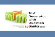Test generator with question banks