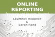 Online reporting- Processes and Lessons Learned