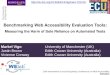 Benchmarking Web Accessibility Evaluation Tools: Measuring the Harm of Sole Reliance on Automated Tests