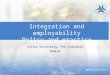 Integration and employability, policy and practice - Viktor Vesterberg, Remeso