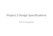Project 2 design specifications