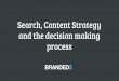 Figaro Digital Search Seminar: Search, Content Strategy and the decision-making process - Joe Griffiths