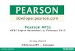 Pearson APIs Presentation #atthack 2-8-13