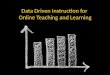 Data Driven Instruction for Online Learning