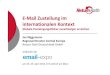 E-Mail Zustellung im internationalen Kontext – Globale Posteingangsfächer zuverlässiger erreichen