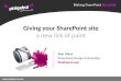 SharePoint Saturday - Giving your SharePoint site a new lick of paint