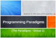 Programming Paradigms Seminar 2