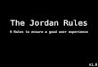Jordan Rules 1 of 5