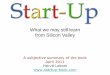 Start Up What We May Still Learn From Silicon Valley Lebret