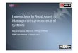 Innovations in Road Asset Management Processes and Systems