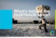 What is behind the International FAIRTRADE mark