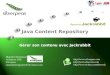 Java Content Repository avec Jackrabbit
