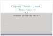 Career Development Department - Herzing University Online