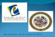 San Salvador, 20 de marzo de 2012. ANTECEDENTES CONVENCIÓN INTERAMERICANA CONTRA LA CORRUPCIÓN Art. III Medidas preventivas 1. NORMAS DE CONDUCTA para