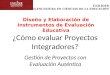 ¿Cómo evaluar Proyectos Integradores? Gestión de Proyectos con Evaluación Auténtica Diseño y Elaboración de Instrumentos de Evaluación Educativa UNILÍDER