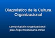 Diagnóstico de la Cultura Organizacional Comunicación Organizacional José Ángel Moctezuma Pérez