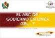 EL ABC DE GOBIERNO EN LINEA GEL - T GOBERNACION DEL TOLIMA