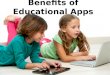 Benefits of Educational Apps