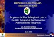 República de Panamá REPUBLICA DE PANAMA Ministerio de Salud Propuesta de Plan Subregional para la Gestión Integral de las Sustancias Potencialmente Peligrosas