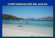 CONTAMINACIÓN DE AGUAS. Contaminación de las Aguas Fuentes de Contaminación: 1.Pluvial 2.Doméstico: Provenientes de núcleos urbanos basuras, productos