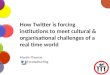 Twitter & Real Time Cultural & Organisational Challenge