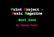 Print Project – Music Magazine (Evaluation)