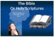 Bible Study # 1: the importance of the bible