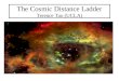 Cosmic distance ladder