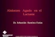 Abdomen Agudo en el Lactante Dr. Sebastián Ramírez Farías Copyright 1996-98 © Dale Carnegie & Associates, Inc