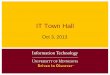 Oct 2013 IT Townhall
