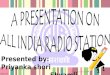 Presentation on ALL INDIA RADIO