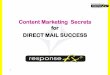 Content Boosts Direct Mail Success
