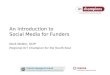 100617 Funders and social media