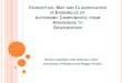 Conceptual Map and Classification In Ensembles Of Autonomic Components: From Awareness to Organisation