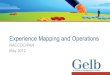 Experience Mapping and Operations