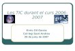 Activitats TIC del curs 2006-2007