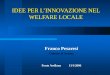 Innovazioni nel welfare locale