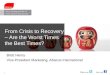 From Crisis to Recovery – Are the Worst Times the Best Times?