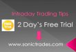 Intraday trading tips