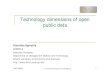 Diomidis Spinellis - Tecnhology dimensions of open public data