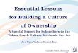Essential Lessons for Building a Culture of Ownership, for Culture Mechanic