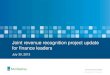 AICPA webcast presented by McGladrey (July 30, 2013) - Joint revenue recognition project update for finance leaders