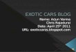 Exotic cars blog
