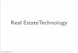Real estate technology part 1