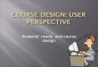 Course design sts perspectives