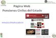 Página Web Pensiones Civiles del Estado PROYECTO: Página Web PCE 